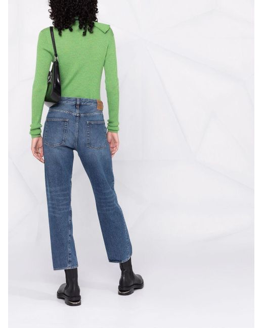 Jeans rectos capri Totême de color Blue