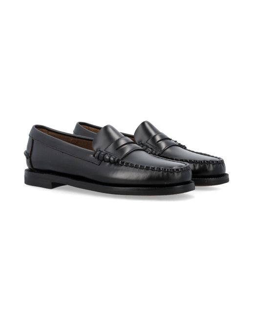 Sebago Black Classic Dan Moccasins