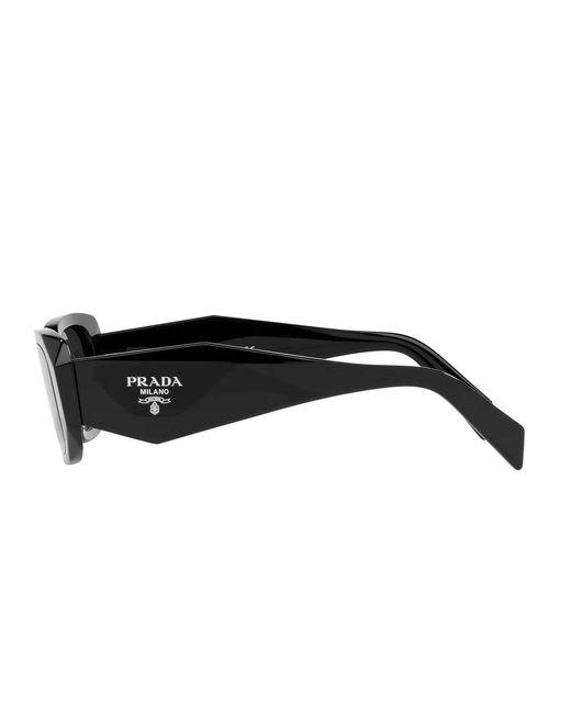 Prada Zonnebril Pr17 Ws 1 Ab5 S0 Zwart/donkergrijs Unisex in het Black