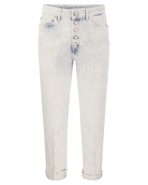 Jeans sueltos de Koons con botones con joyas Dondup de color Gray