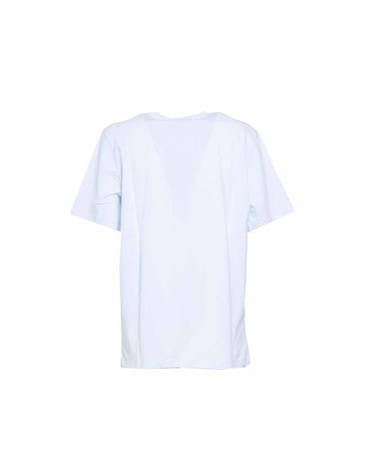 MSGM Blue T Shirts And Polos