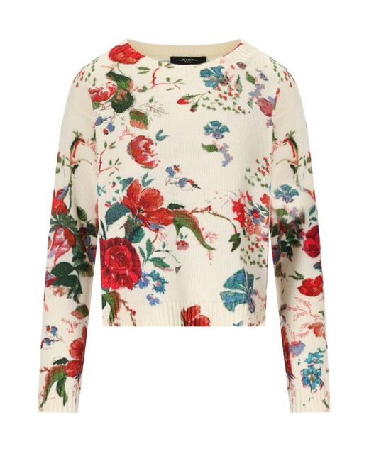 Weekend by Maxmara White Denis Crewneck Jumper