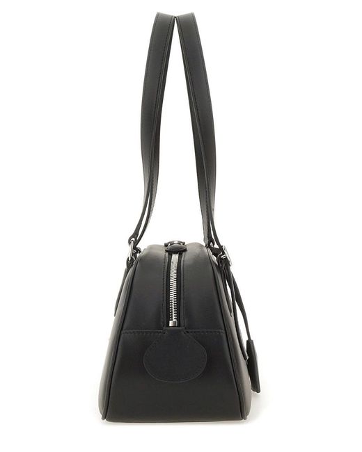 Courreges Black Courregès Friday Medium Shoulder Bag