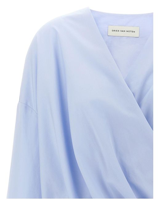 Dries Van Noten Blue Bluse "Camiel"