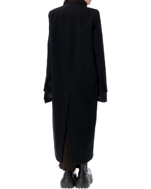 Rick Owens Black Museum Coat