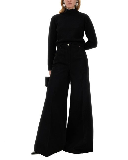 Nina Ricci Black Flared Pants