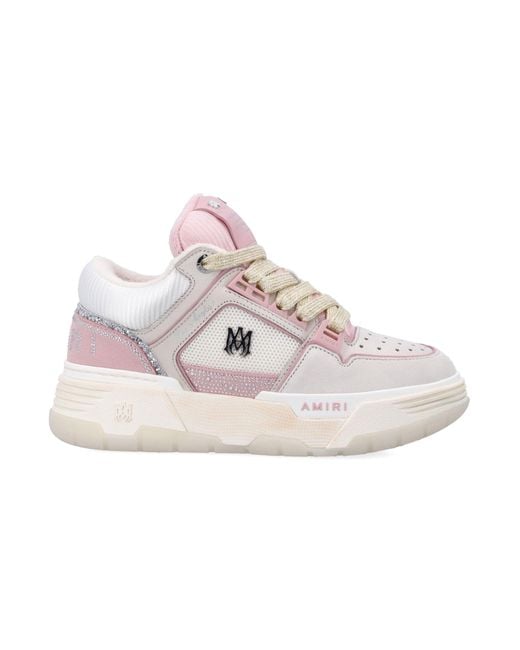 Amiri Pink Sports Shoes "Crystal Ma-1"