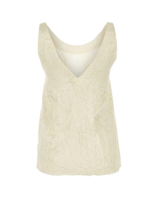 Lanvin Natural Ivory Viscose Top
