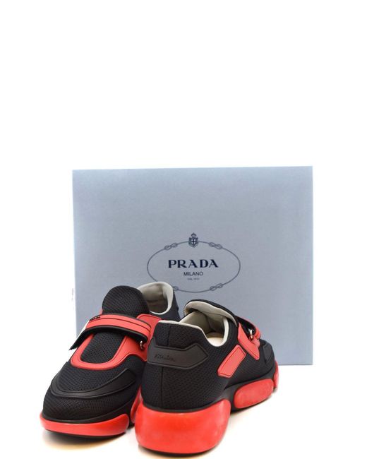 Prada Schoenen ,Zwart ,Cloudbust Sneakers in het Red