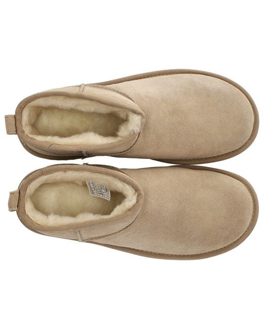 Ugg Brown Classic Ultra Mini Platform Sand Boot