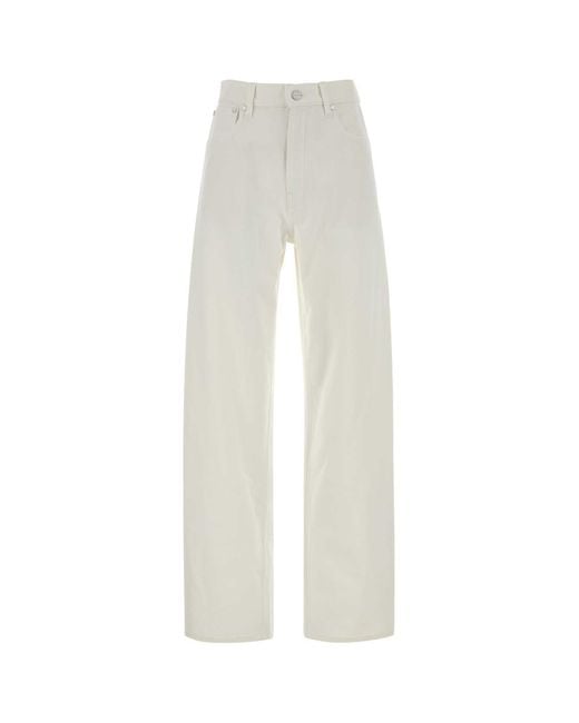 Jil Sander White Denim Jeans
