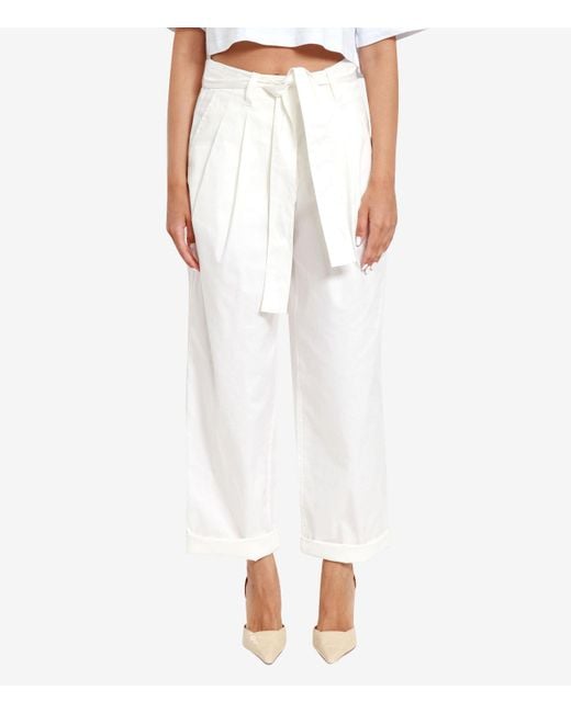 MSGM White Trousers