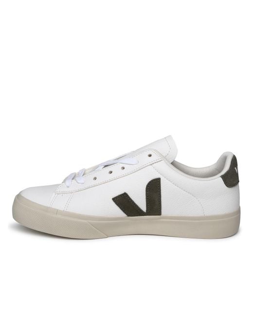 Veja Elfenbein Chrom freie Lear -Feld -Sneaker in Metallic für Herren