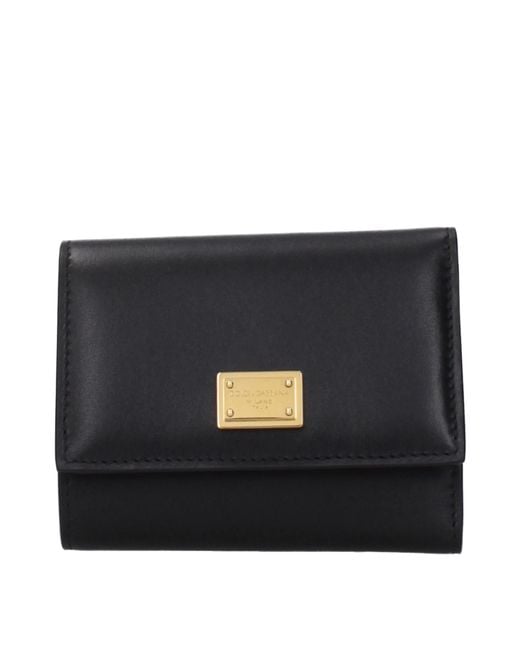 Dolce & Gabbana Black Leather Wallet