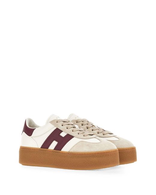 Hogan Brown Cool Sneakers