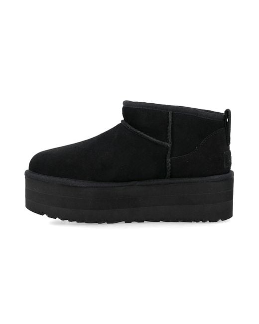 Ugg Black Classic Ultra Mini Platform