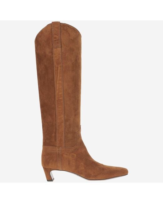 Sartore Brown Suede Leather Boots