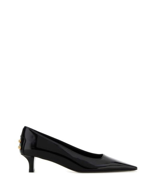 Tod's Black Leather Pumps
