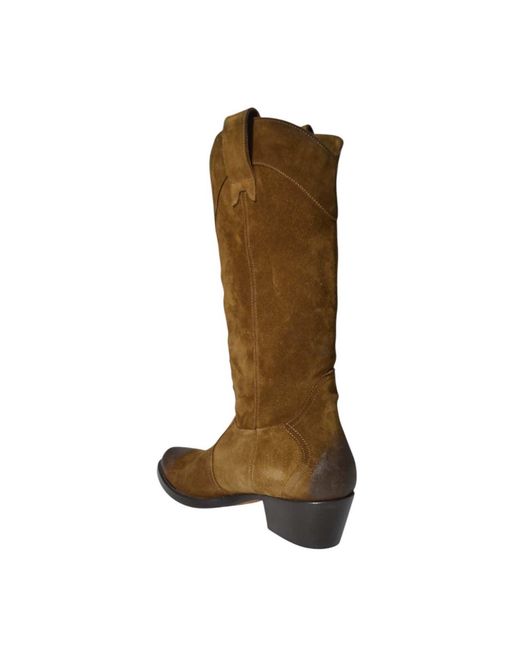 Paola D'arcano Brown Stiefel