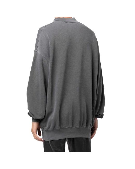 Balenciaga Logo-Sweatshirt in Gray für Herren