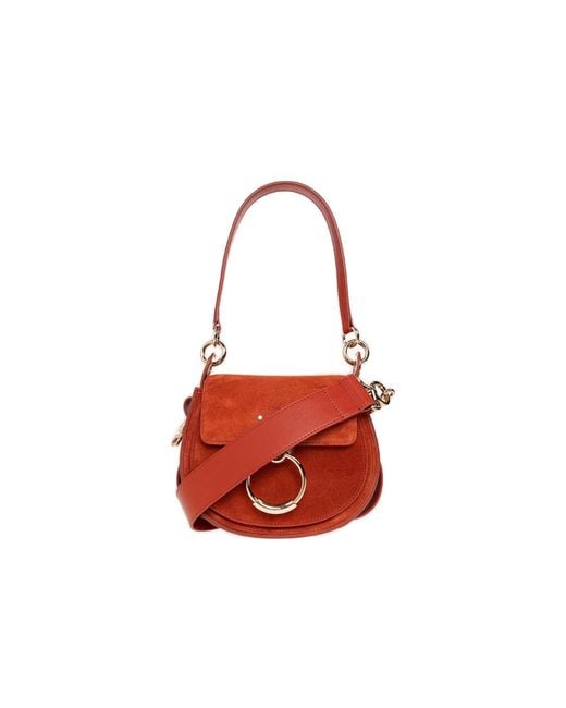 Chloé Red Tess Small Shoulder Bag