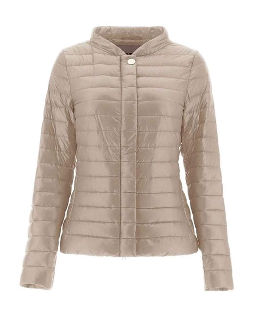 Herno Natural Nylon Short Down Jacket