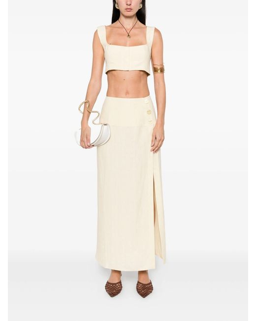 LeKasha Natural Linen Bralette