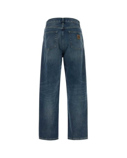 Carhartt Blue Mid Rise Jeans