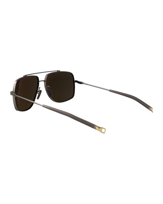 Dita Eyewear Metallic Aviator Sunglasses Dls138 A 03 03