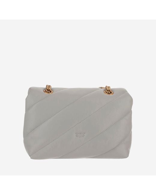 Pinko Gray Mini Puff Bag
