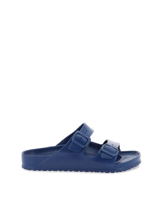 Birkenstock Eva Arizona Folien in Blue für Herren