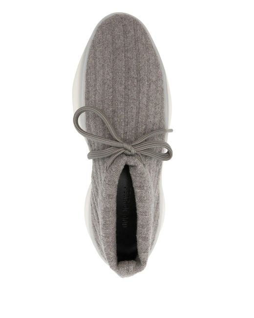 Fear Of God Gray Knit Runner Shoes for men