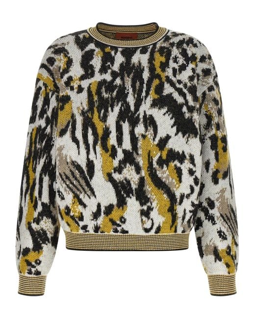 Missoni Black Animalier Motif Sweater