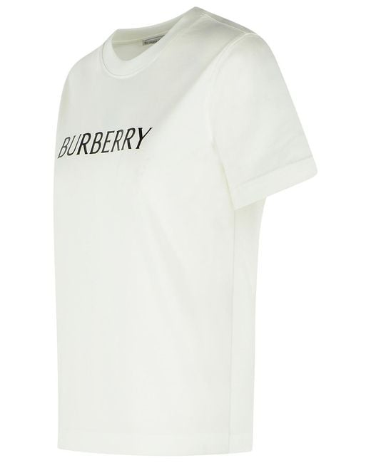 Burberry Gray 'Frankie' Cotton T-Shirt
