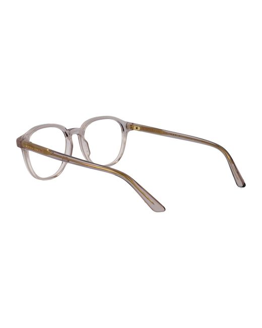 Bottega Veneta Gray Round Optical Bv1312 O 011 for men