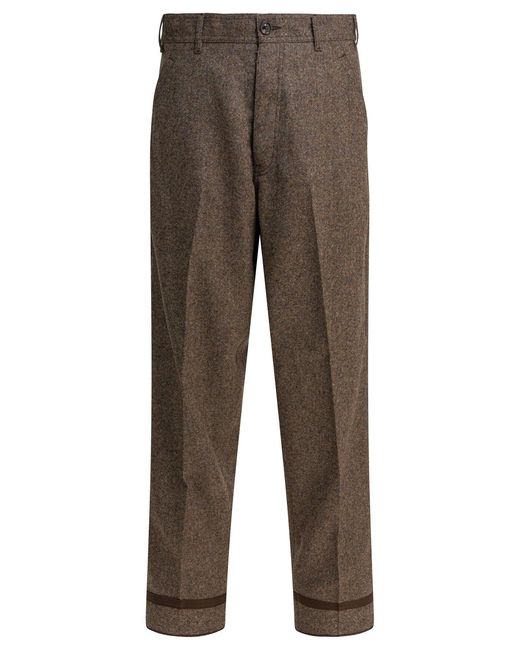 Maison Margiela Gray Wool Pants for men