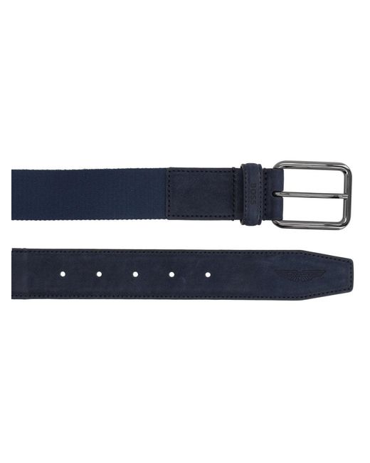 Boss Blue X Aston Martin" Leather Belt for men