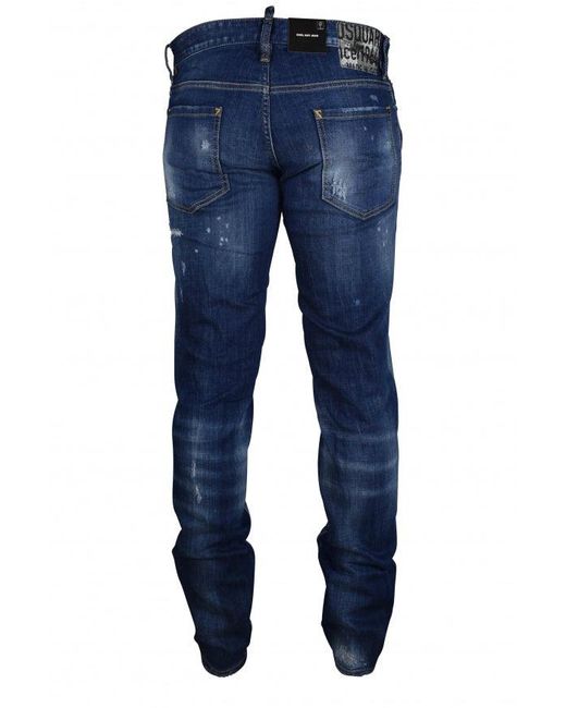 Cool Guy Jean DSquared² de hombre de color Blue