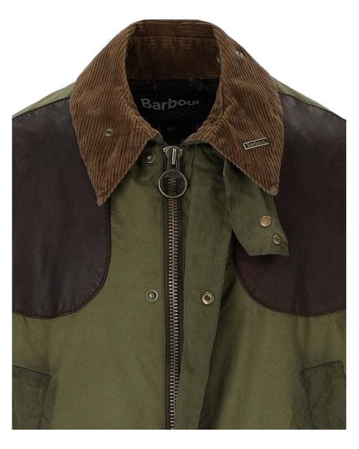 Barbour Green Bedale Washed Wax Archive Jacket