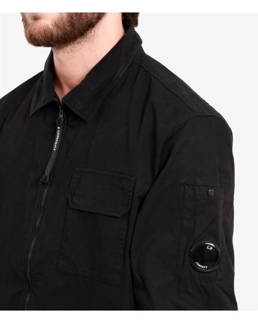 C.P. Camisas de la compañía negras C P Company de hombre de color Black