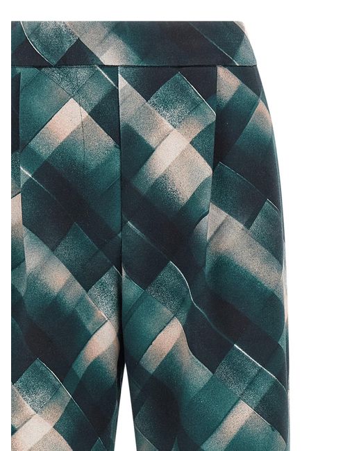 Dries Van Noten Droogt Van Noten 'hartia Tris' Broek in het Green