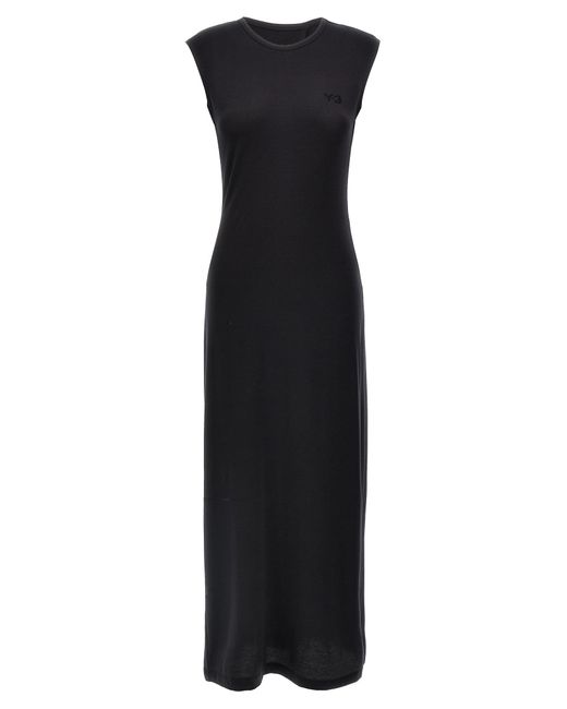 Y-3 Lyoncell -jurk in het Black