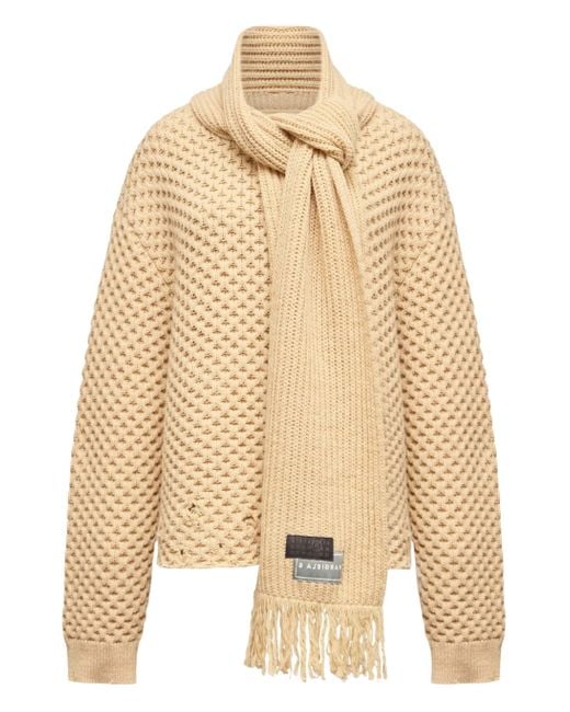 MM6 by Maison Margiela Natural Crewneck Clothing