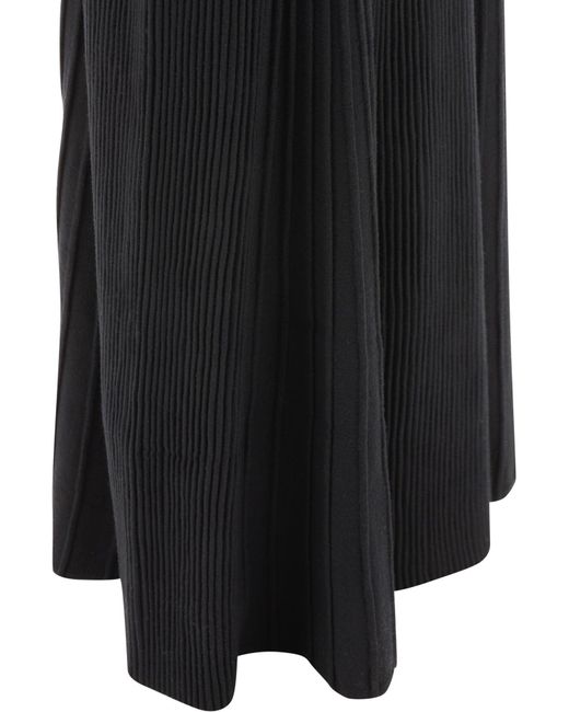 Chloé Chloé Mouwloze Maxi -jurk Met Uitgesneden Details in het Black