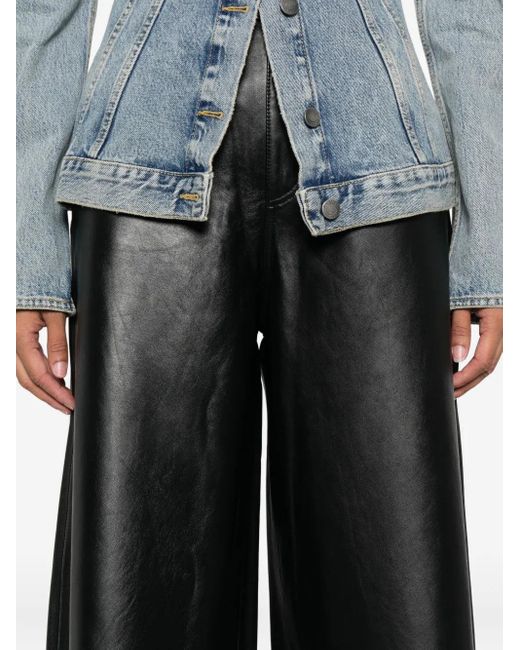 Haikure Black Ledershorts