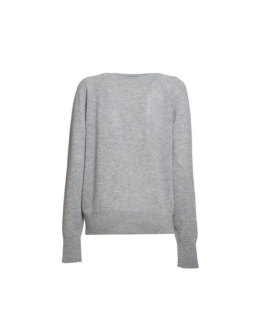 Equipment Gray Sweaters