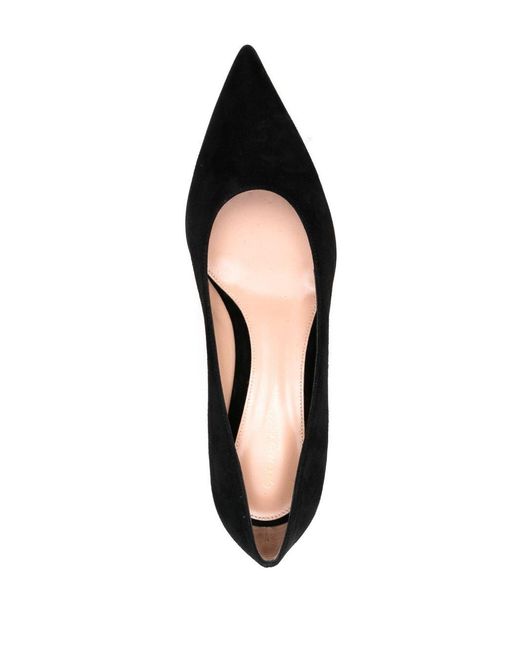 Gianvito Rossi Black Slip-On Pumps