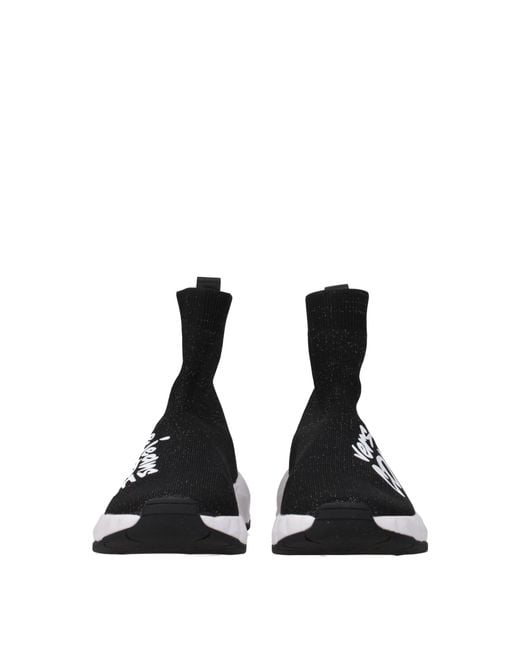 Versace Jeans Black Sneakers Couture Donna Tessuto Nero
