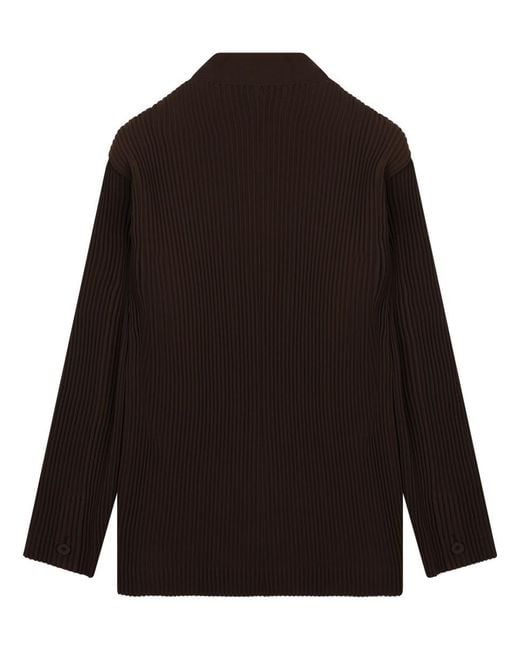Homme Plissé Issey Miyake Black Pleated Jacket for men