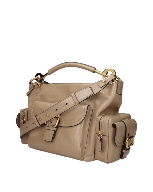 Chloé Brown Handbag Camera Bag Leather